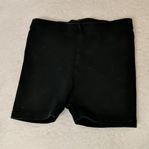 Black biker shorts
